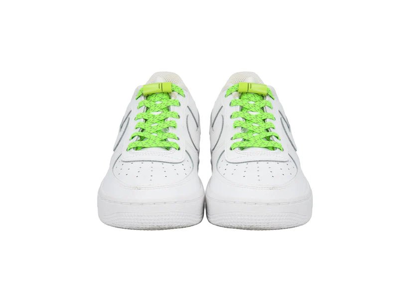 EEZYBEEZY Venyvät Kengännauhat Neon Green/Reflection - EEZYBEEZY - My Milou