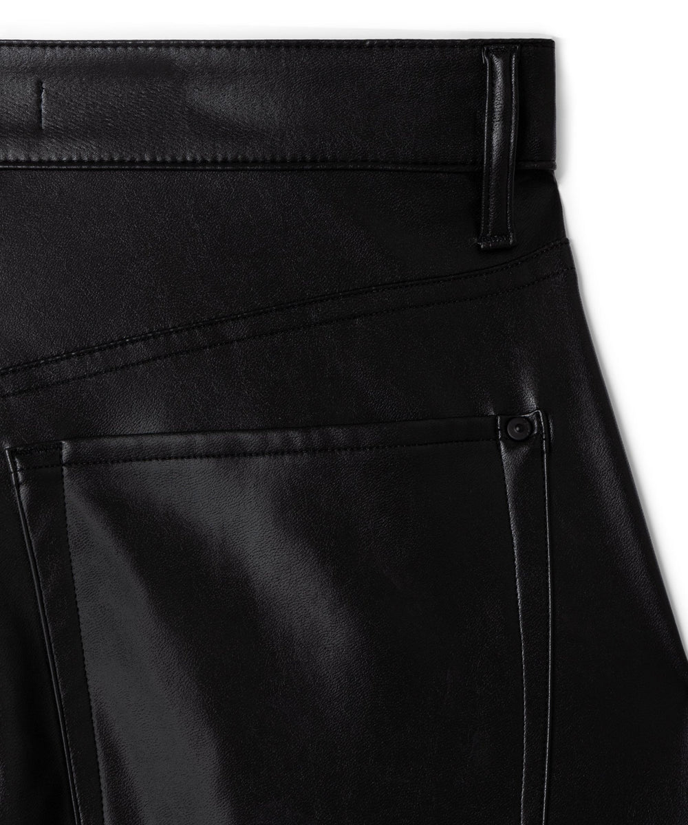 Elin Housut Vegan Nappa Leatherstretch Black - Cambio - My Milou