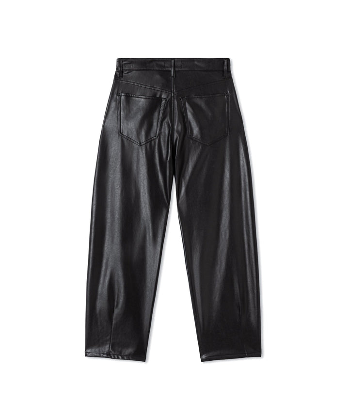 Elin Housut Vegan Nappa Leatherstretch Black - Cambio - My Milou