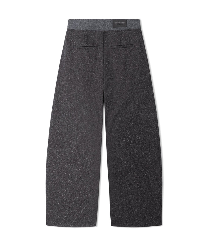 Enola Housut Tweed Dark Anthra/Silver - Cambio - My Milou