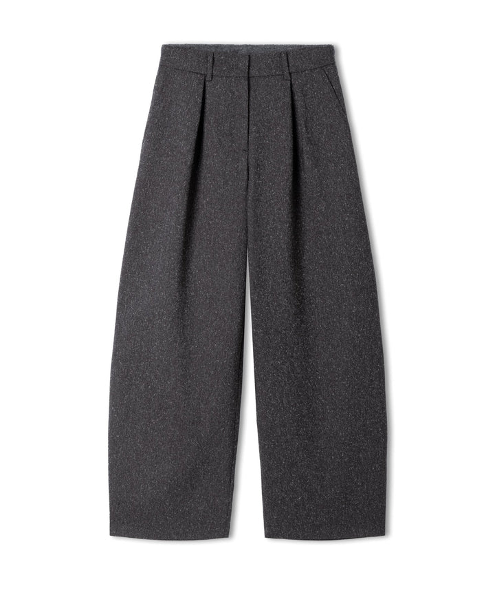 Enola Housut Tweed Dark Anthra/Silver - Cambio - My Milou