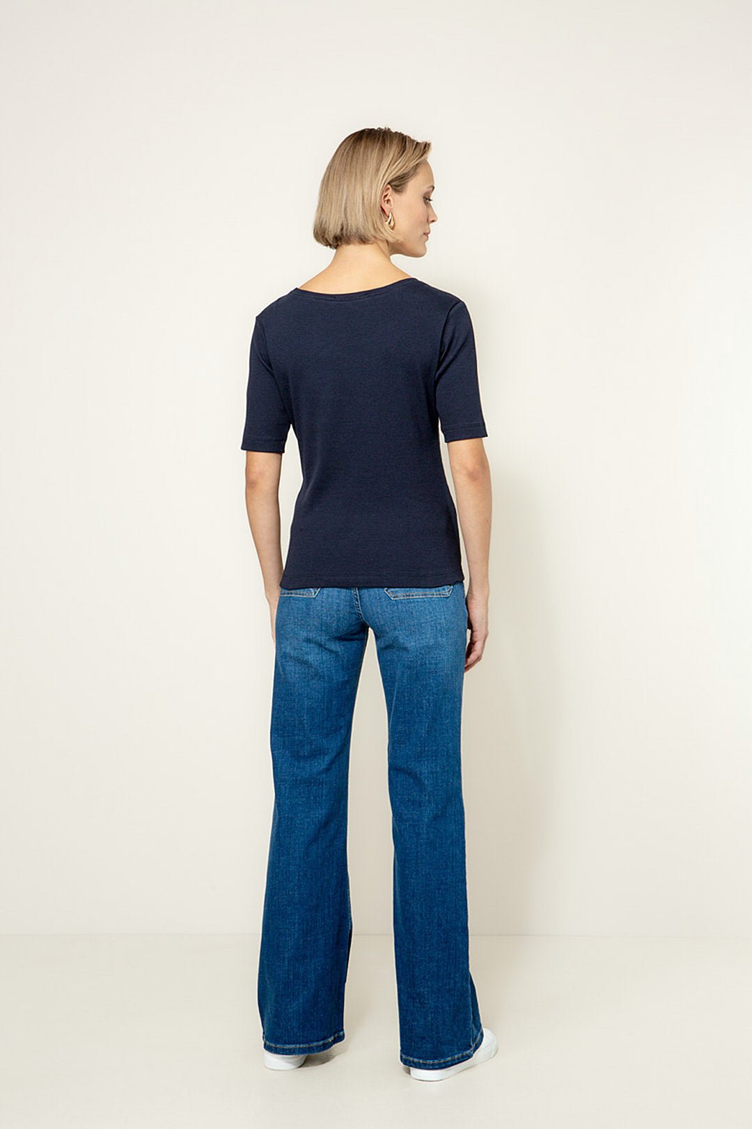 Essential Rib T-paita Navy - CATNOIR - My Milou