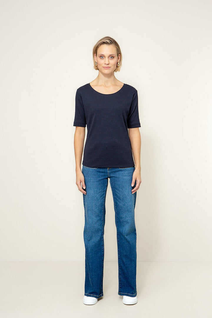 Essential Rib T-paita Navy - CATNOIR - My Milou