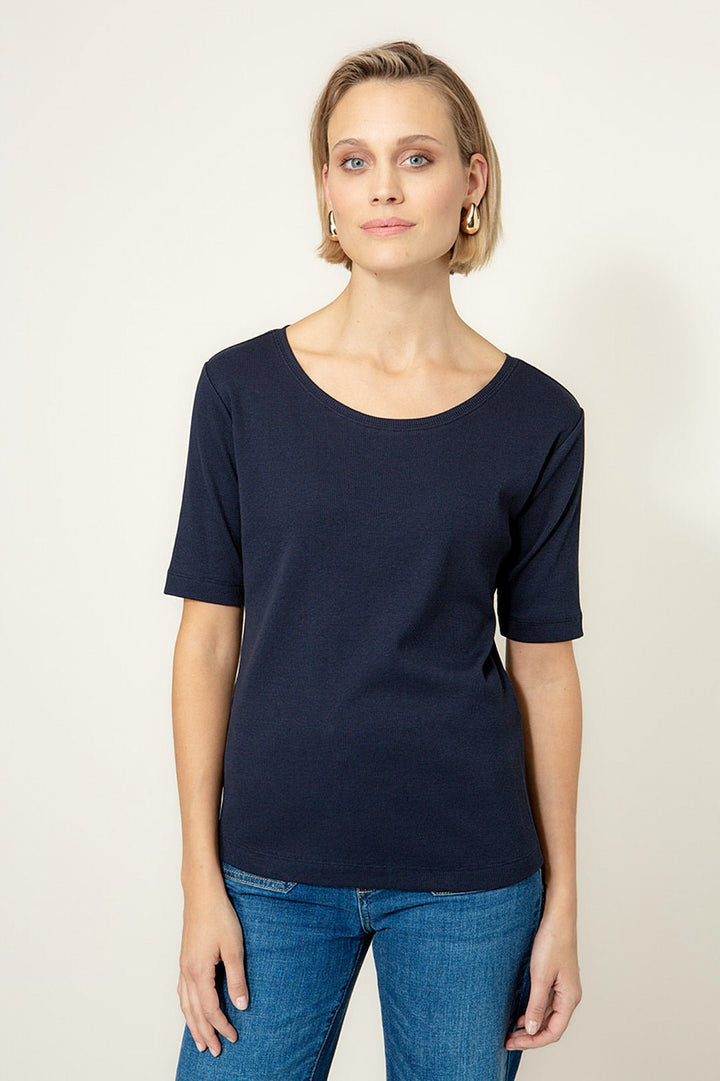 Essential Rib T-paita Navy - CATNOIR - My Milou