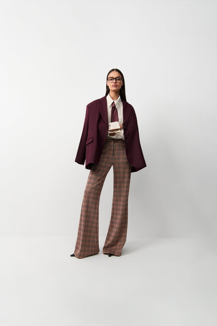 Famous Housut Jersey Cinnamon/Burgundy - Cambio - My Milou