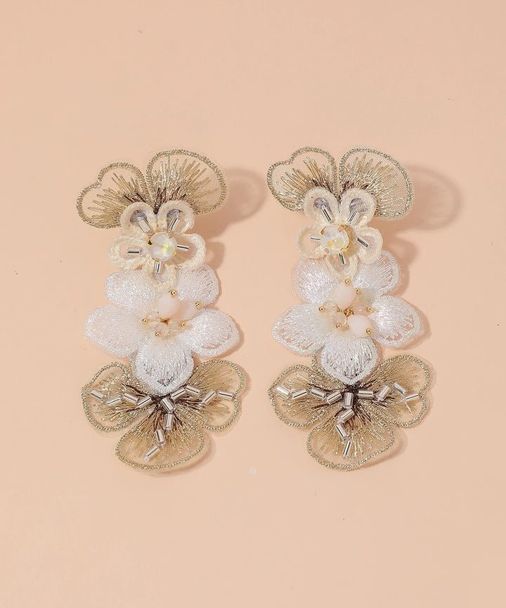 Fantasy Flower Korvakorut Beige - My Milou - My Milou