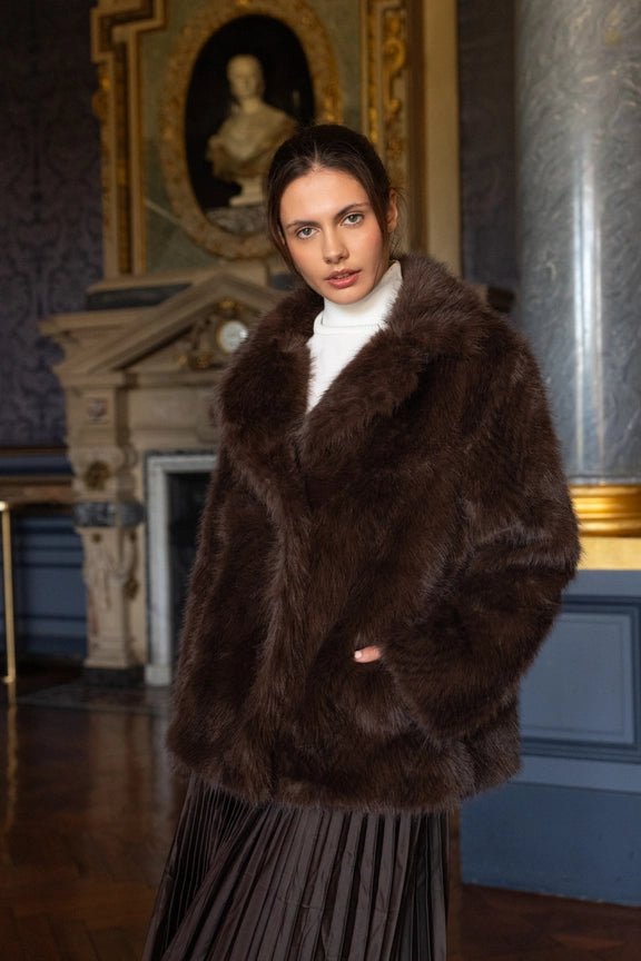 Faux Fur Takki Choco One Size - CHOKLATE PARIS - My Milou