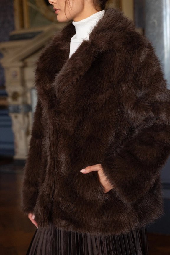 Faux Fur Takki Choco One Size - CHOKLATE PARIS - My Milou