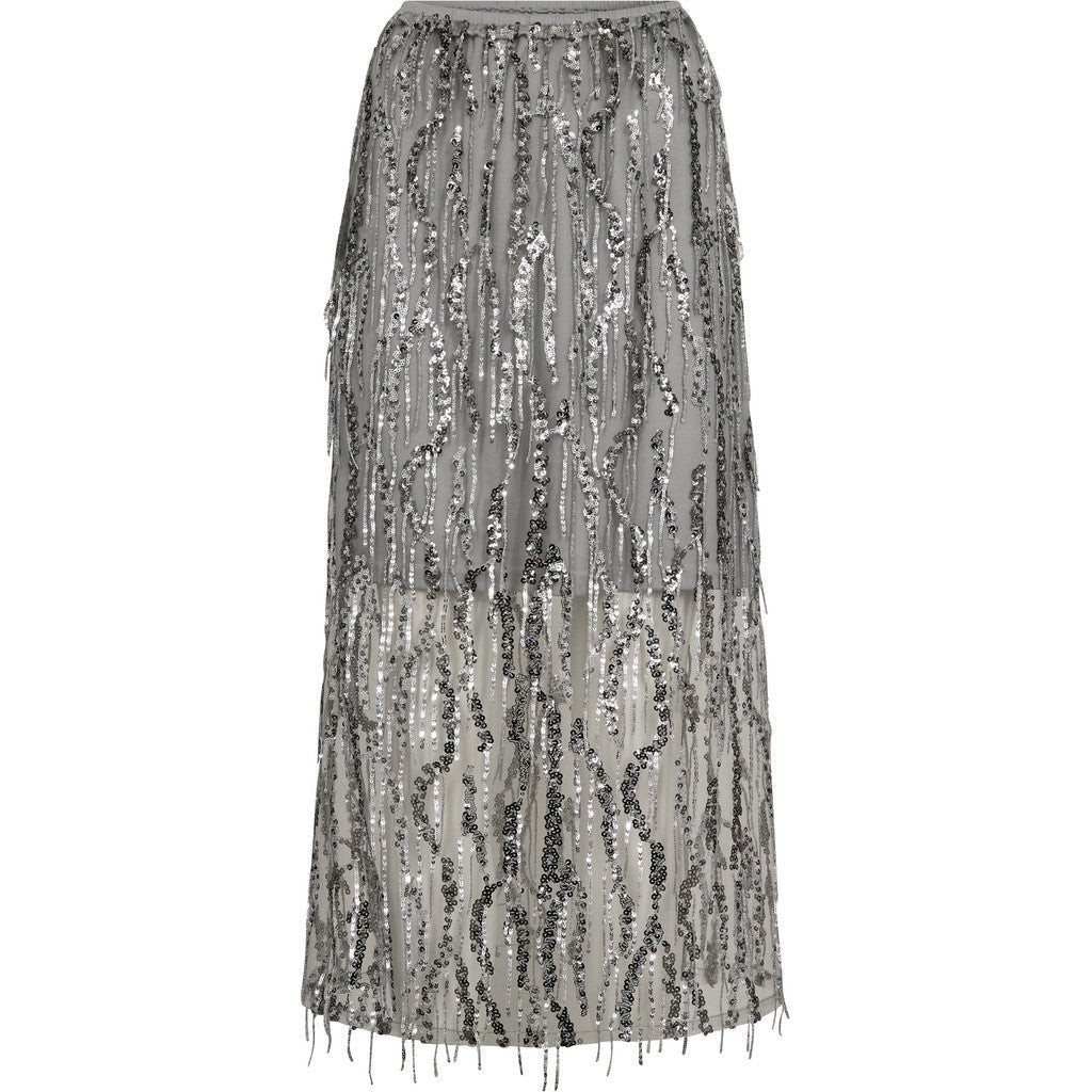 Fenja Paljettihame Light Grey - A-VIEW - My Milou
