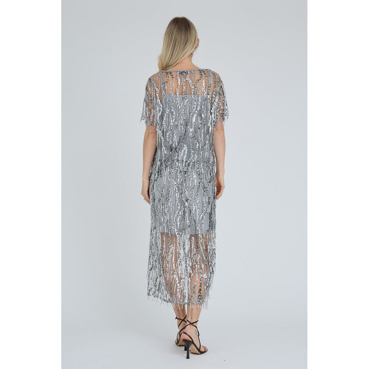 Fenja Paljettihame Light Grey - A-VIEW - My Milou