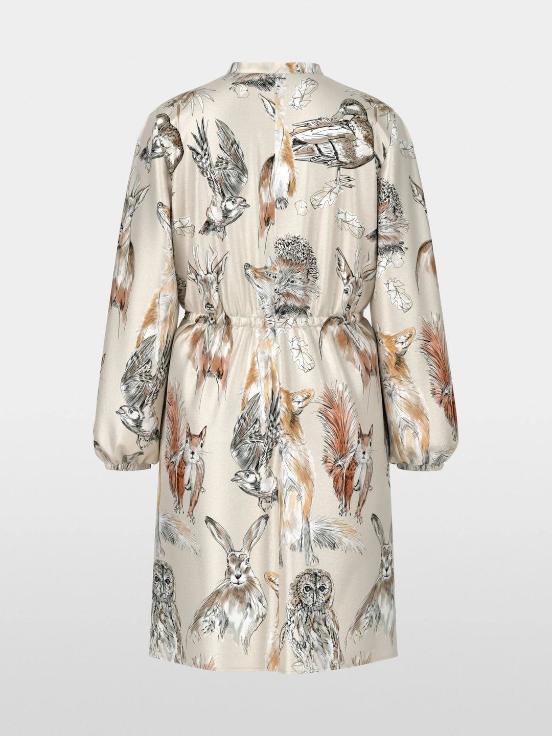 Fitted Mini Dress With Print Smoke - Marc Cain - My Milou