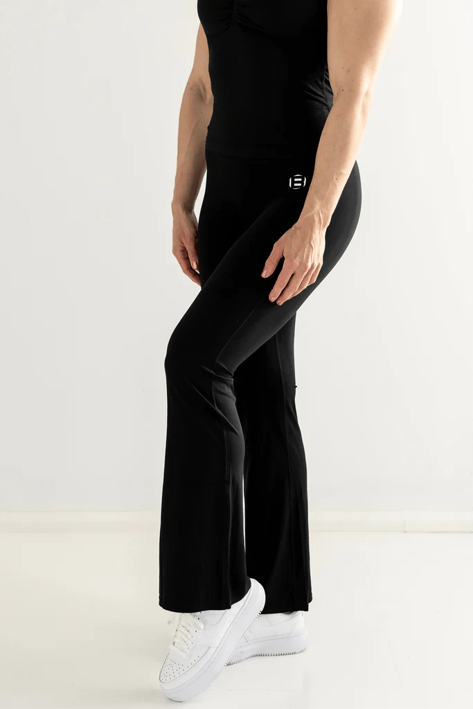 Flare Leggings Black - BULKKINEN - My Milou