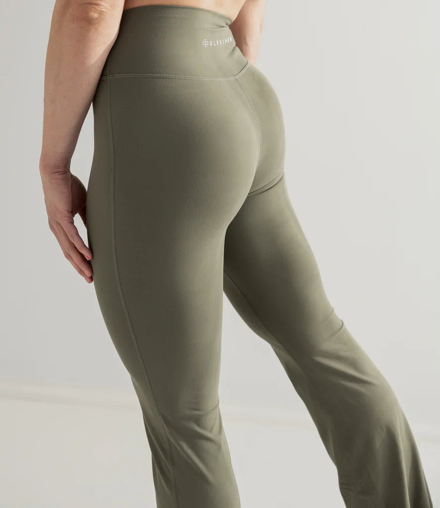 Flare Leggings Olive Green - BULKKINEN - My Milou