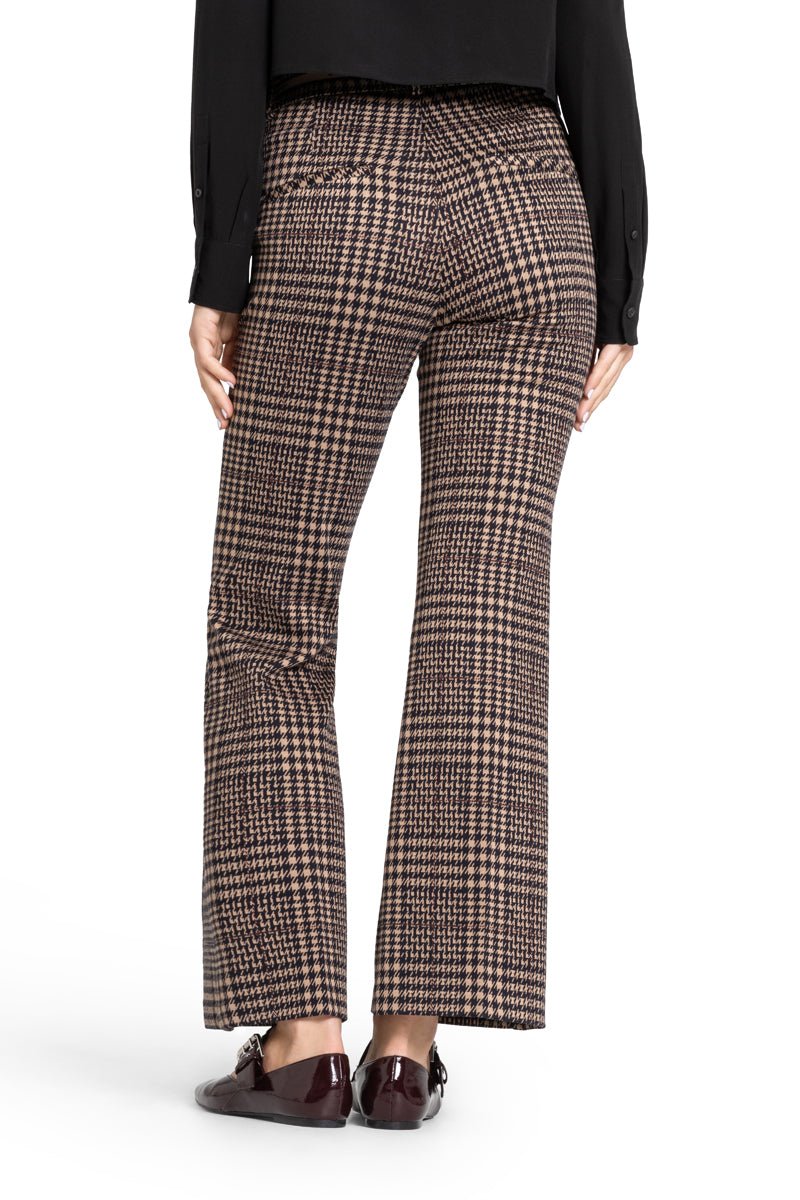 Francoise Cropped Housut Caramel/Dark Navy - Cambio - My Milou
