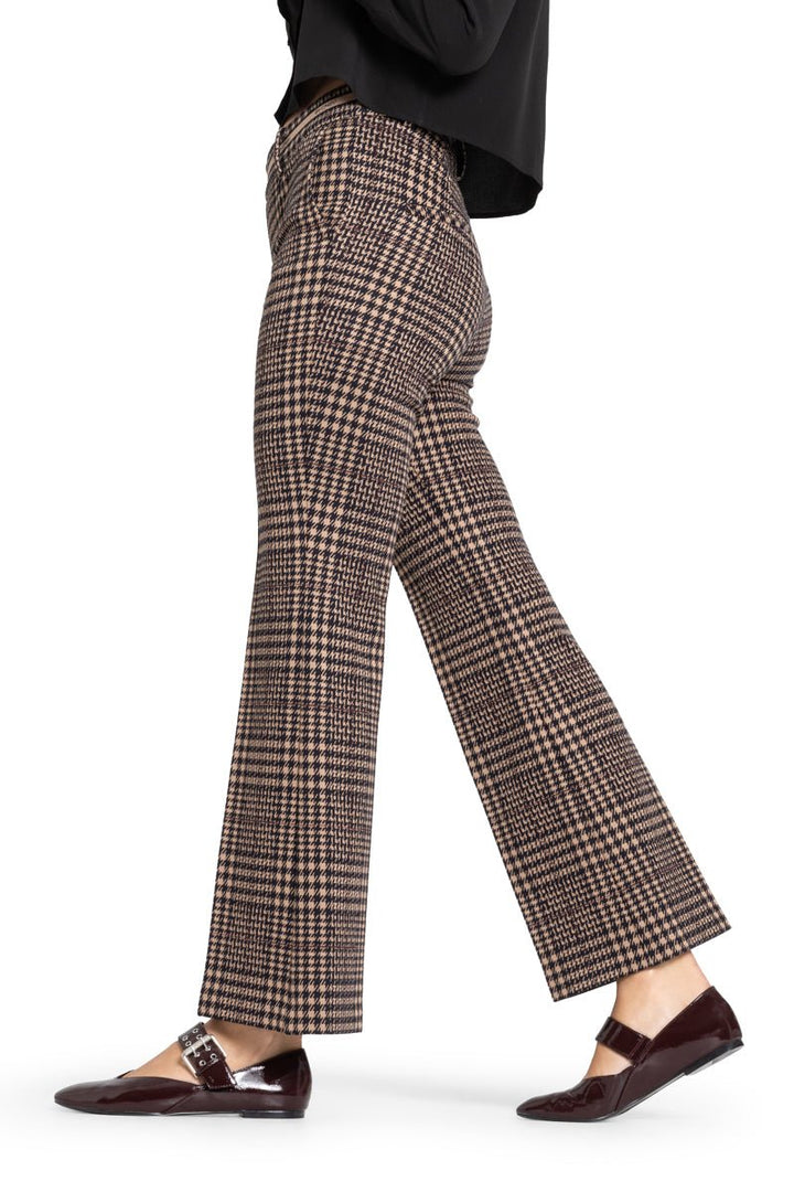 Francoise Cropped Housut Caramel/Dark Navy - Cambio - My Milou
