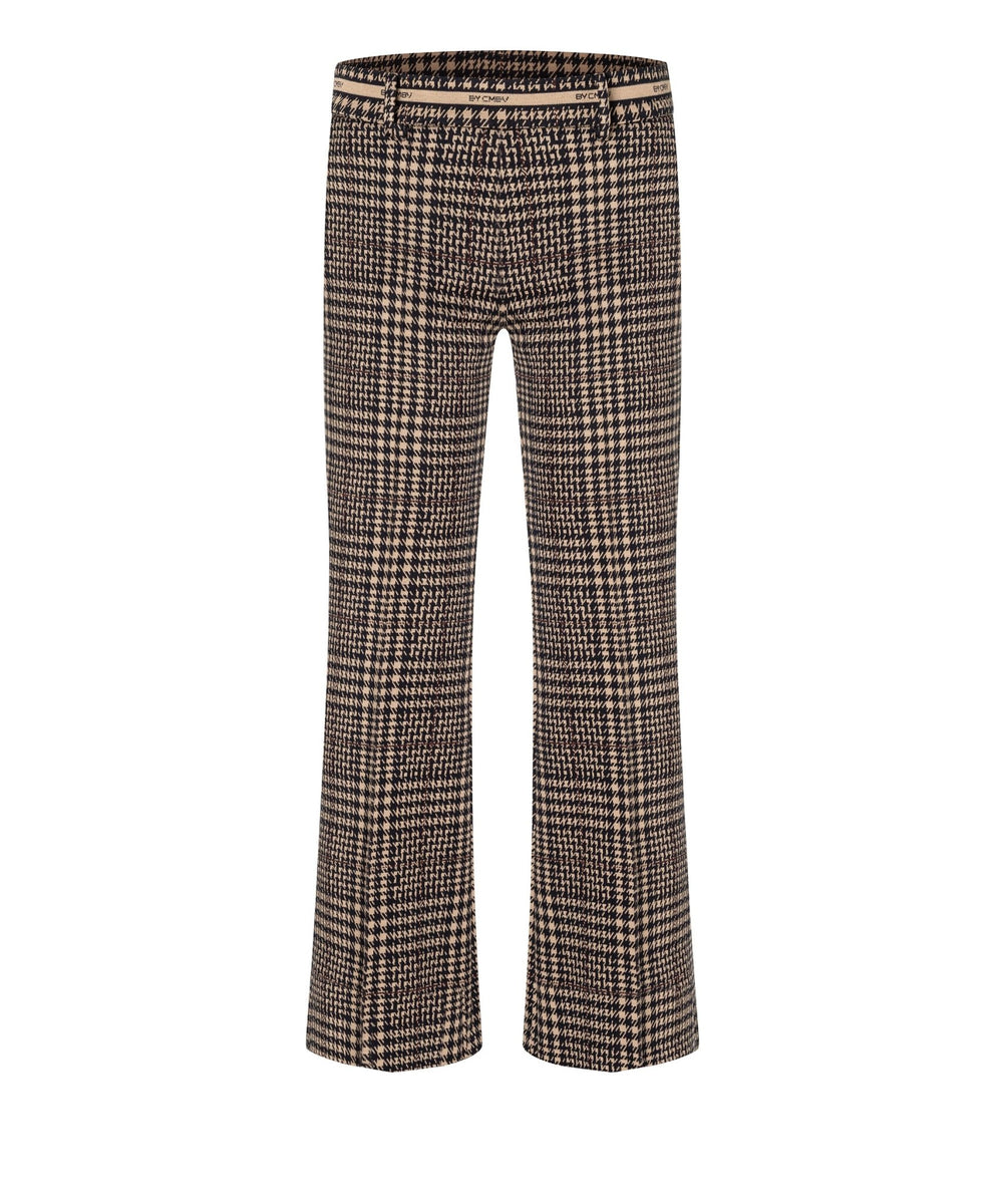 Francoise Cropped Housut Caramel/Dark Navy - Cambio - My Milou