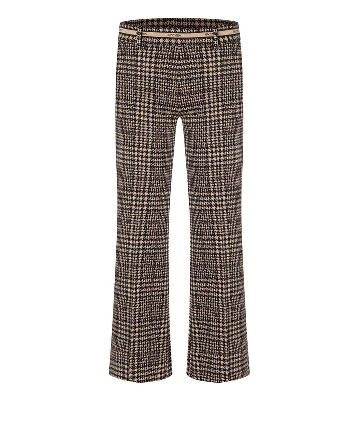 Francoise Cropped Housut Caramel/Dark Navy - Cambio - My Milou