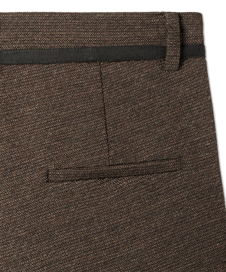 Francoise Cropped Housut Micro Tweed Espresso/Black - Cambio - My Milou