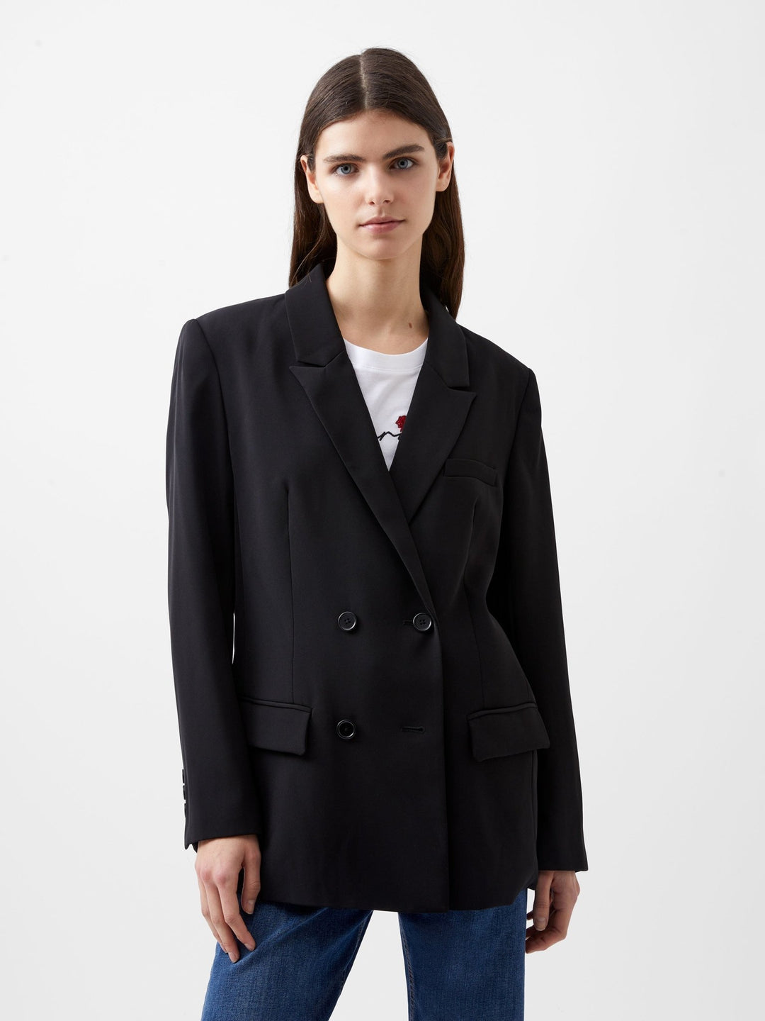 Harrie Suiting Blazer Black - French Connection - My Milou