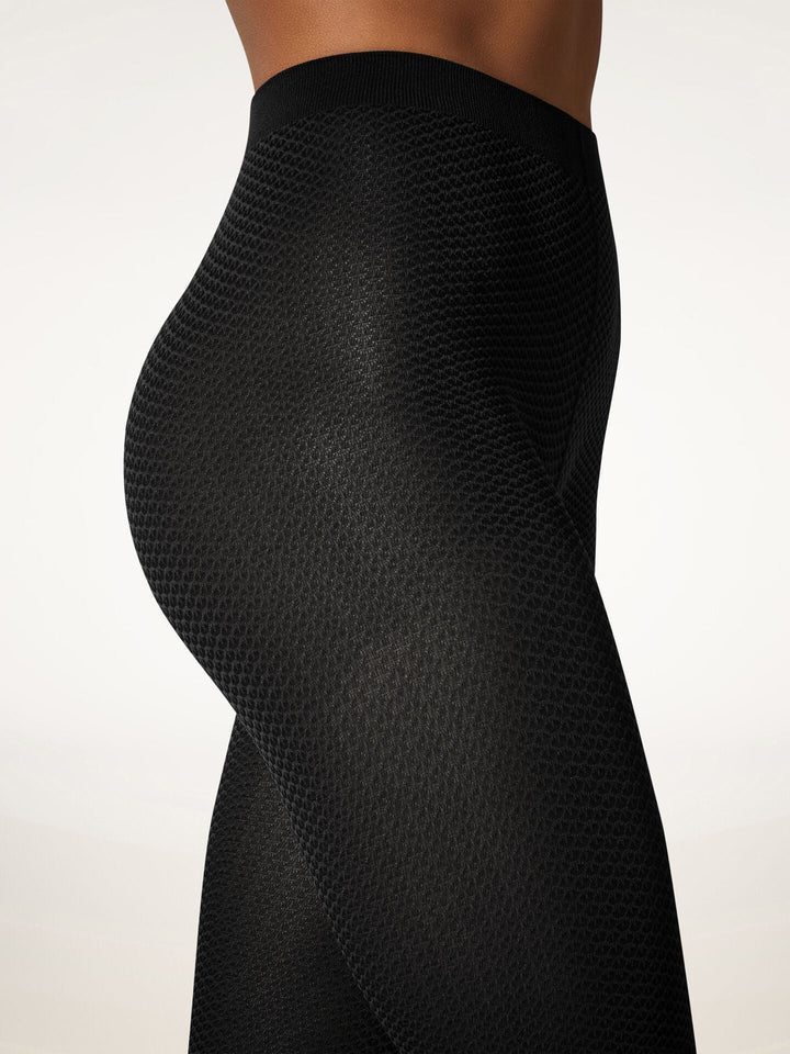 Jacquard Tights Deep Night/Black - Wolford - My Milou