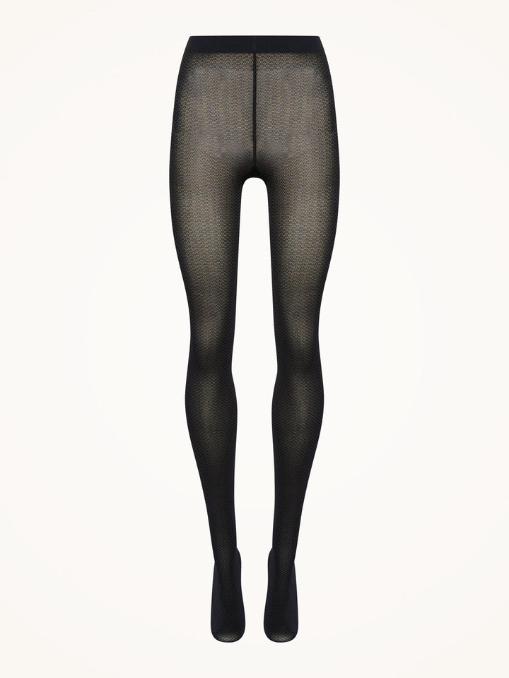 Jacquard Tights Deep Night/Black - Wolford - My Milou