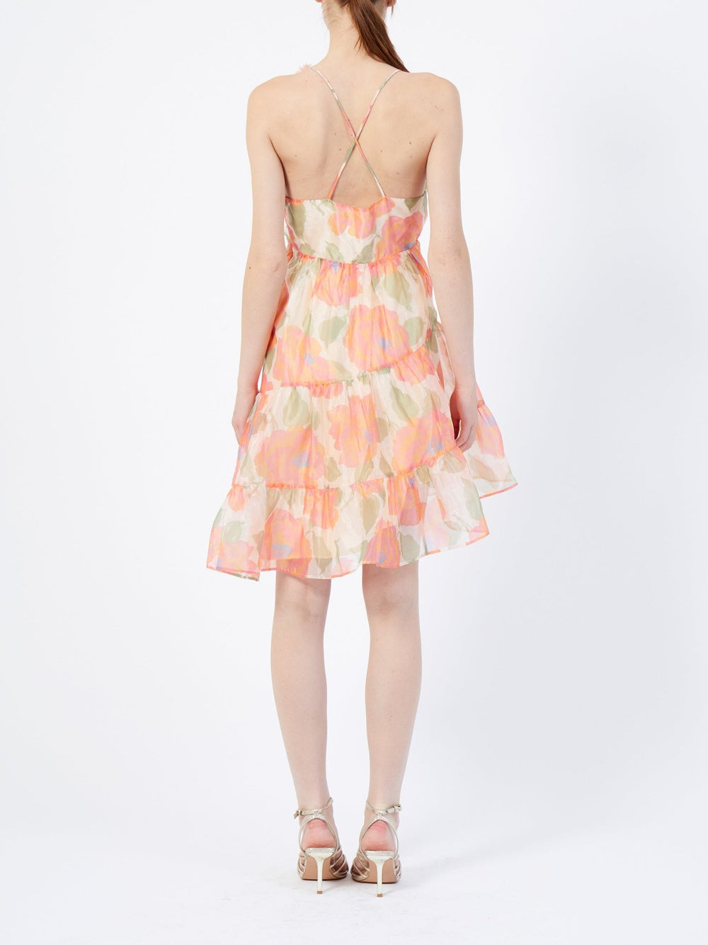 Jasmine Organza Mekko Orange Multi - French Connection - My Milou