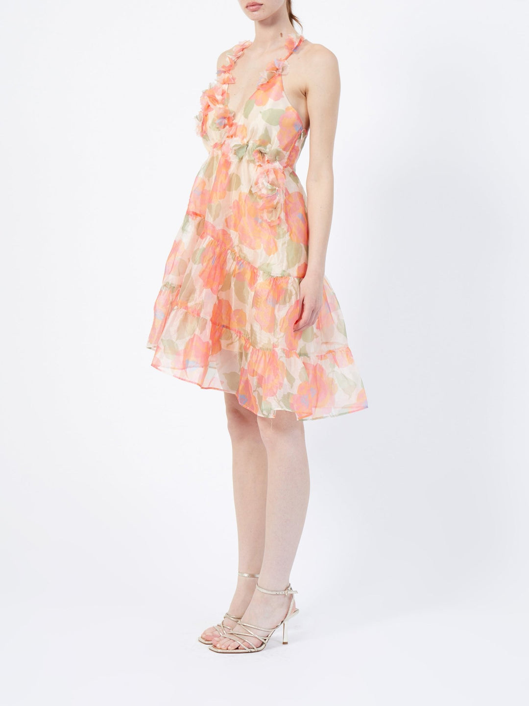 Jasmine Organza Mekko Orange Multi - French Connection - My Milou