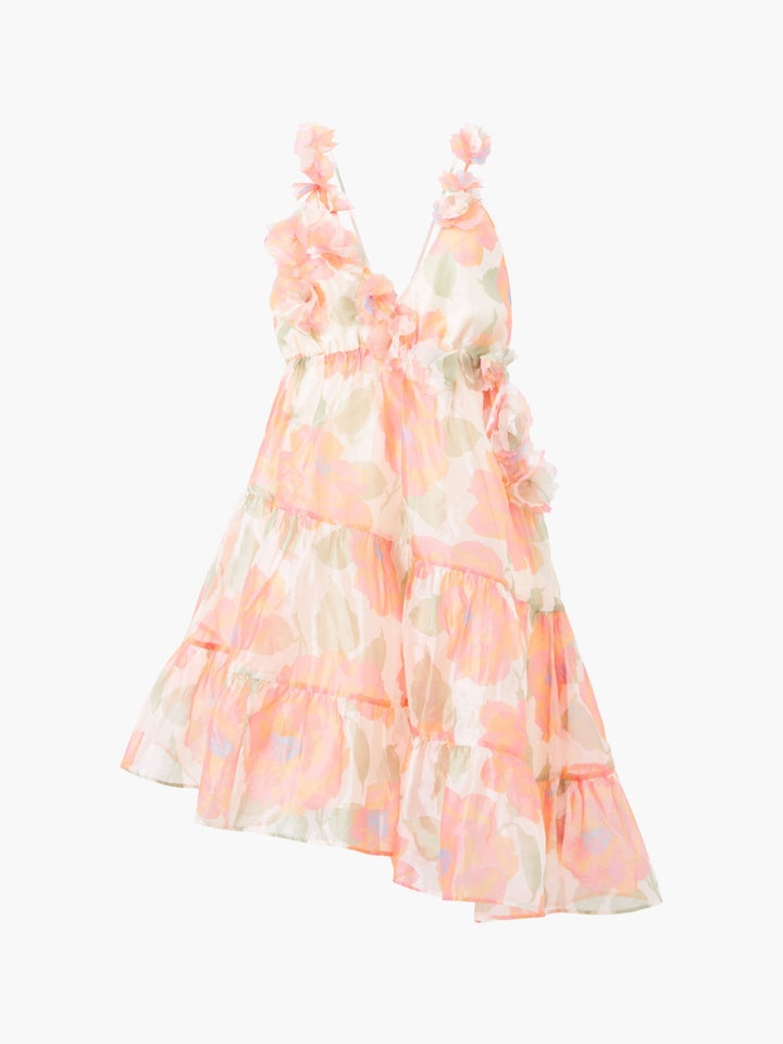 Jasmine Organza Mekko Orange Multi - French Connection - My Milou