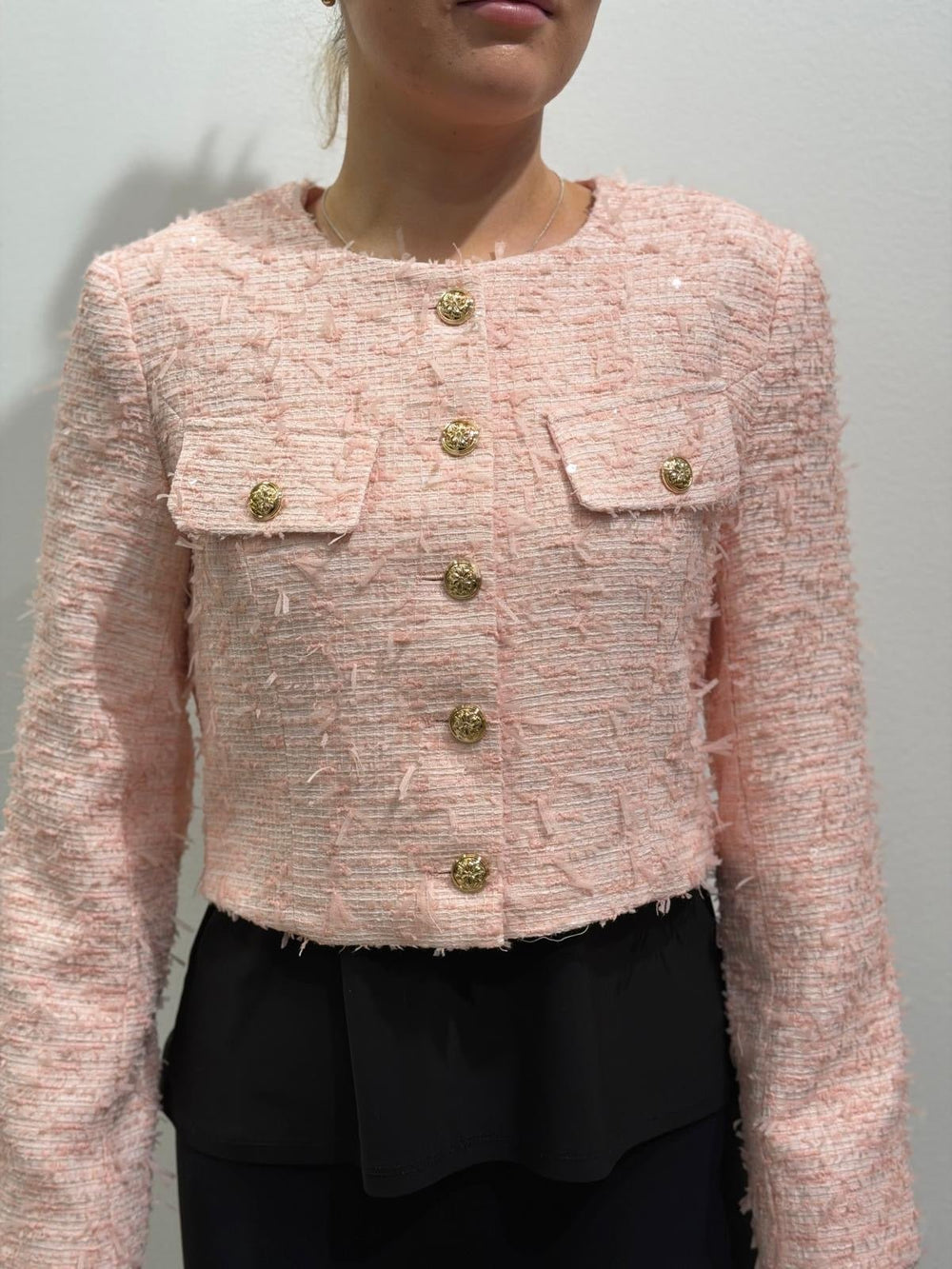 Jenny Short Tweed Jakku Pink - CHOKLATE PARIS - My Milou