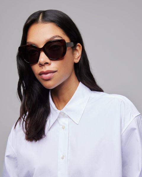 Jessica Aurinkolasit Turtle Brown - GLAS - My Milou
