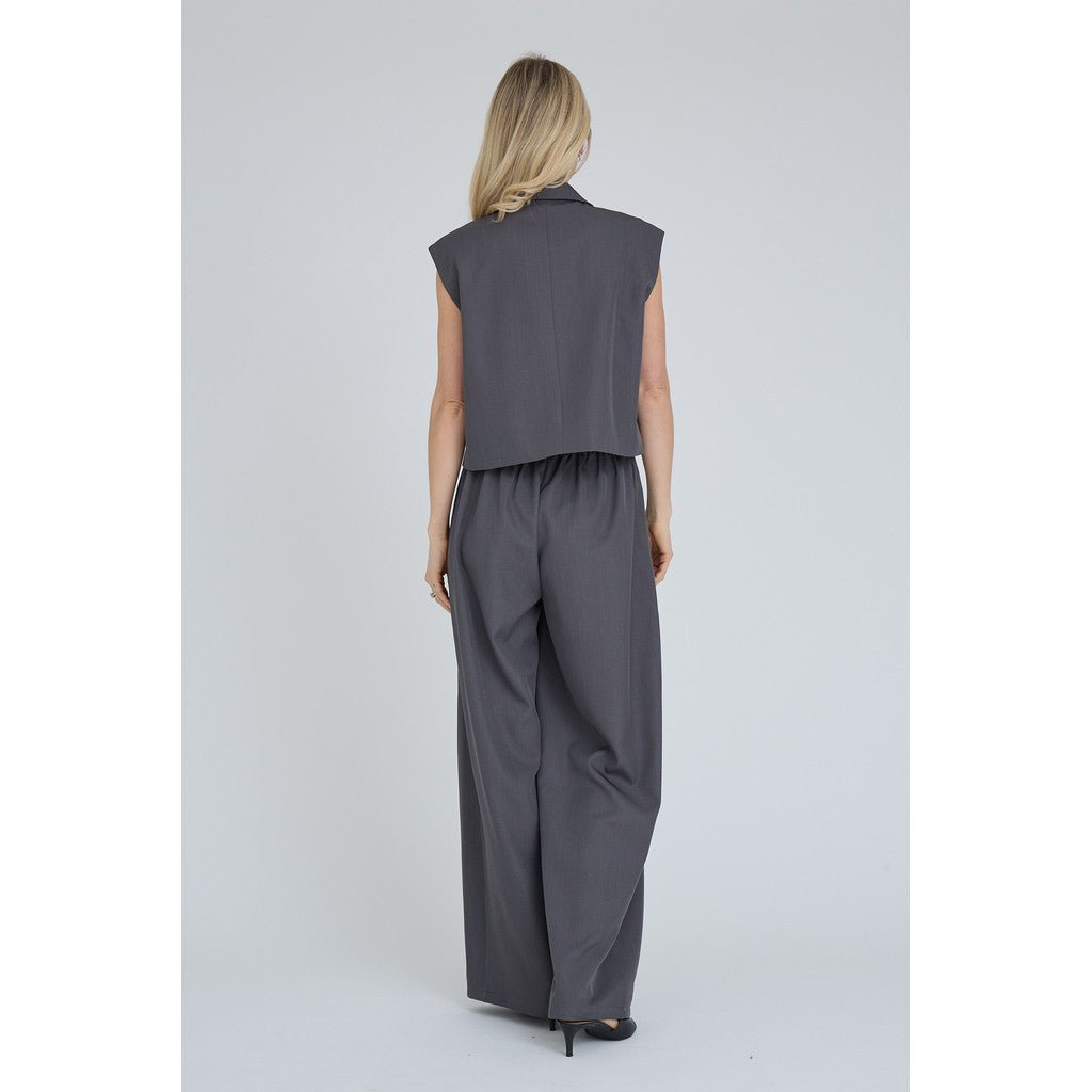 Jula Housut Medium Grey Melange - A-VIEW - My Milou