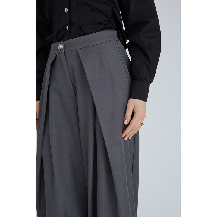 Jula Housut Medium Grey Melange - A-VIEW - My Milou