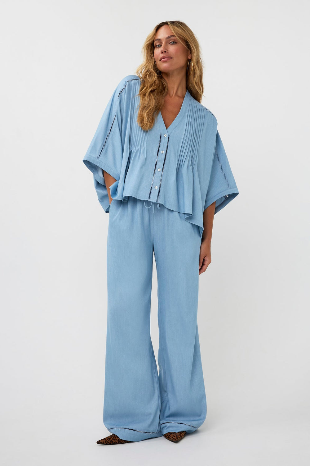 June Housut Blue - AMAYA AMSTERDAM - My Milou