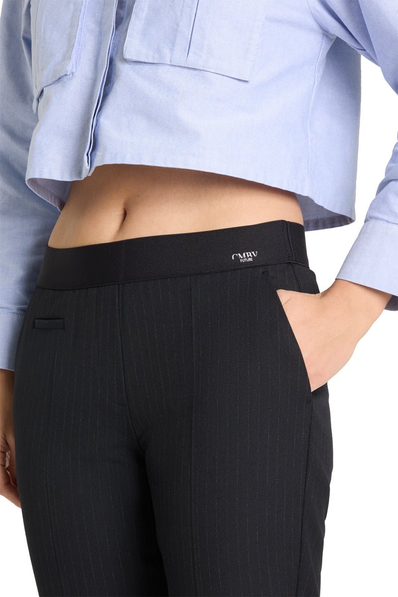 Kim Housut Pin Stripe Deep Midnight - Cambio - My Milou