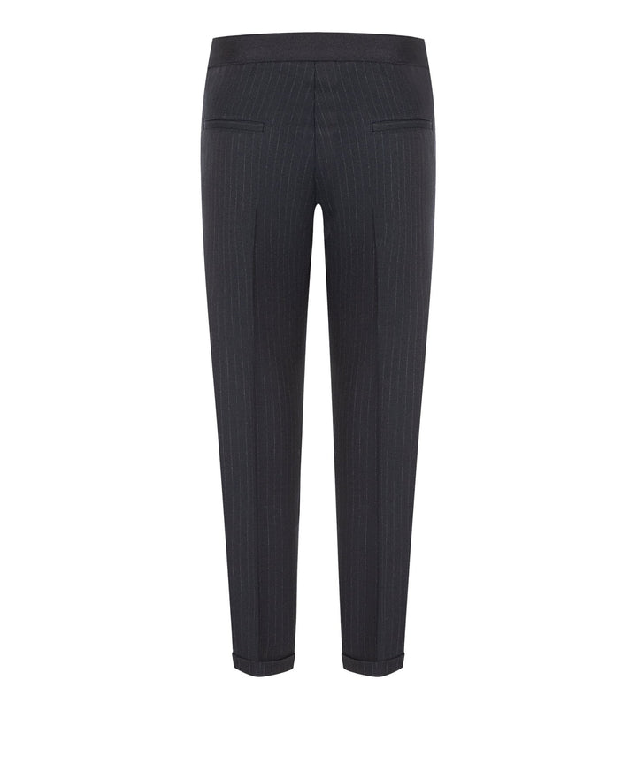 Kim Housut Pin Stripe Deep Midnight - Cambio - My Milou