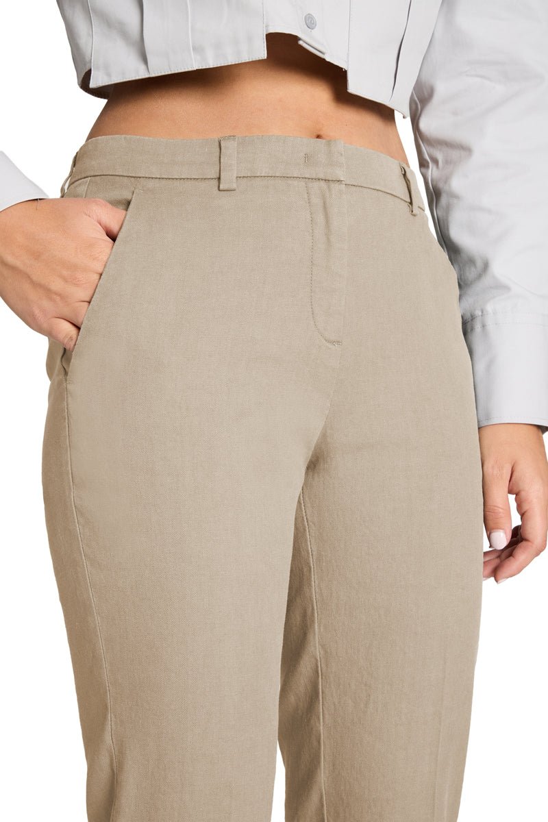 Krystal Housut Biscuit Suede - Cambio - My Milou