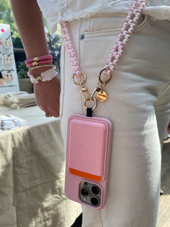 La Luna Puhelinhihna Pearl Pale Pink - IN SUNNY MOOD - My Milou