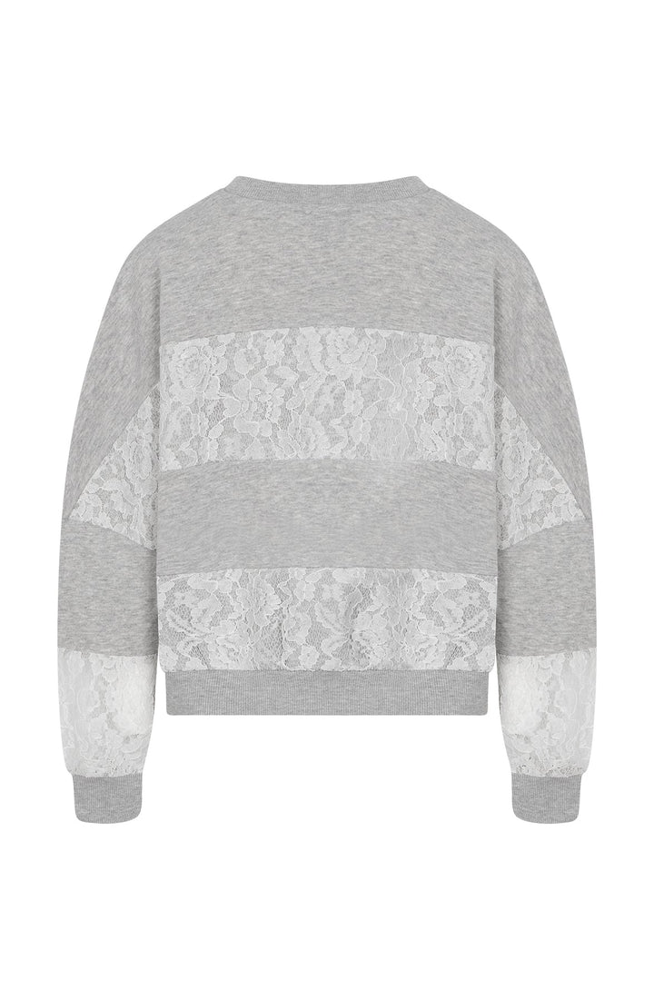 Lace Sweater Grey - AMAYA AMSTERDAM - My Milou