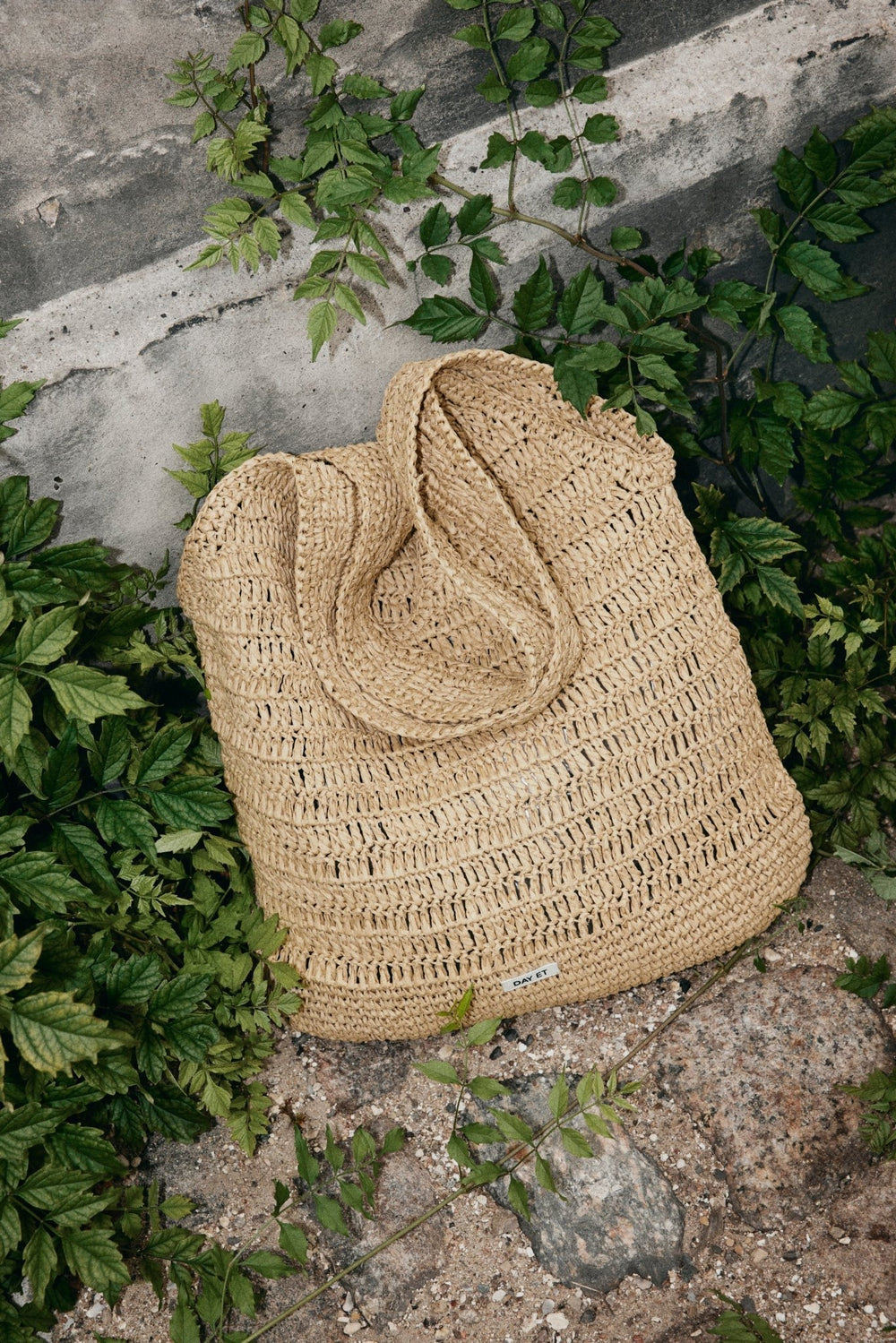 Large Paper Crochet Laukku Coriander Beige - DAY ET - My Milou
