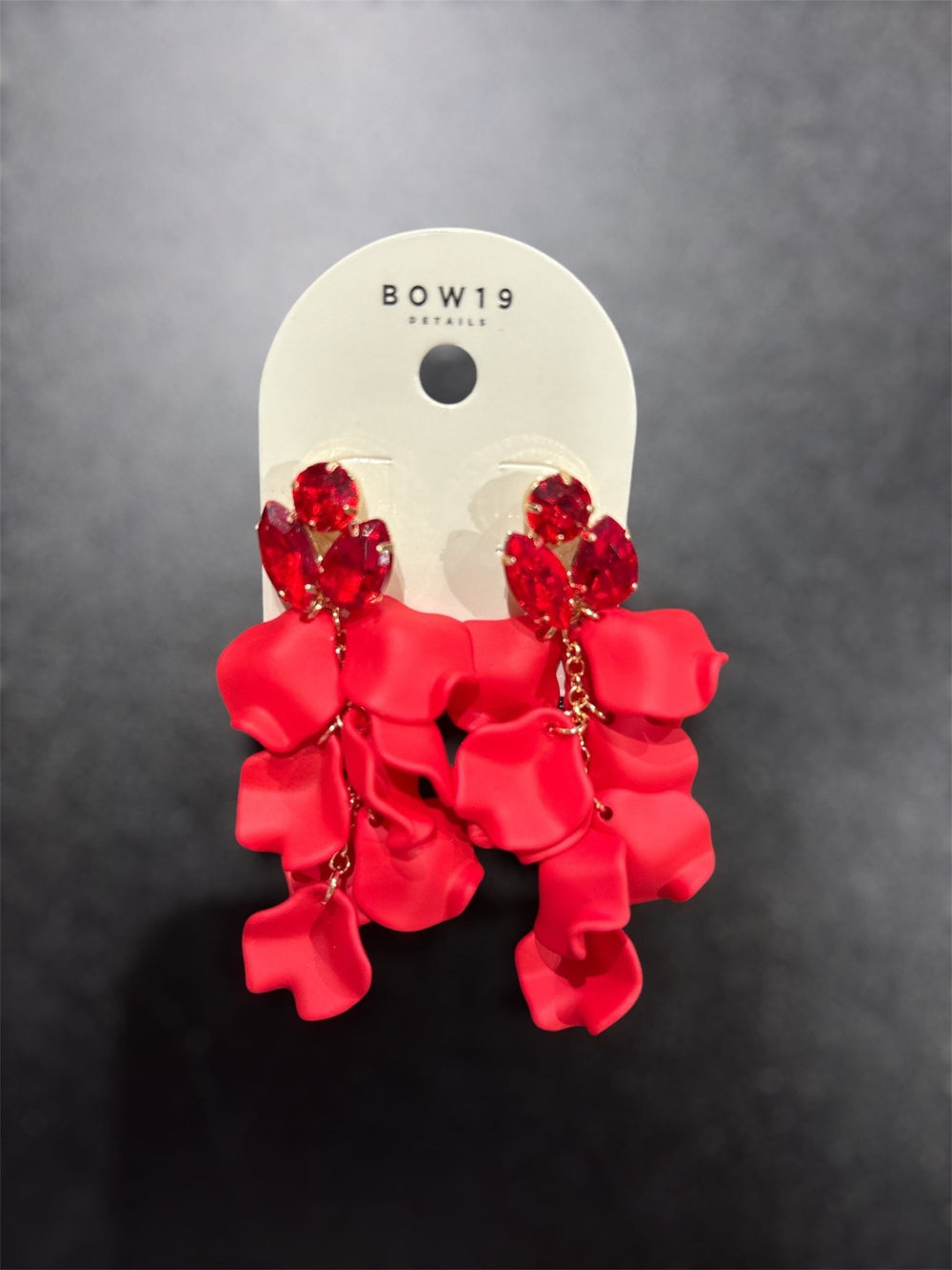 Leaf Stone Korvakorut Red - BOW19 - My Milou