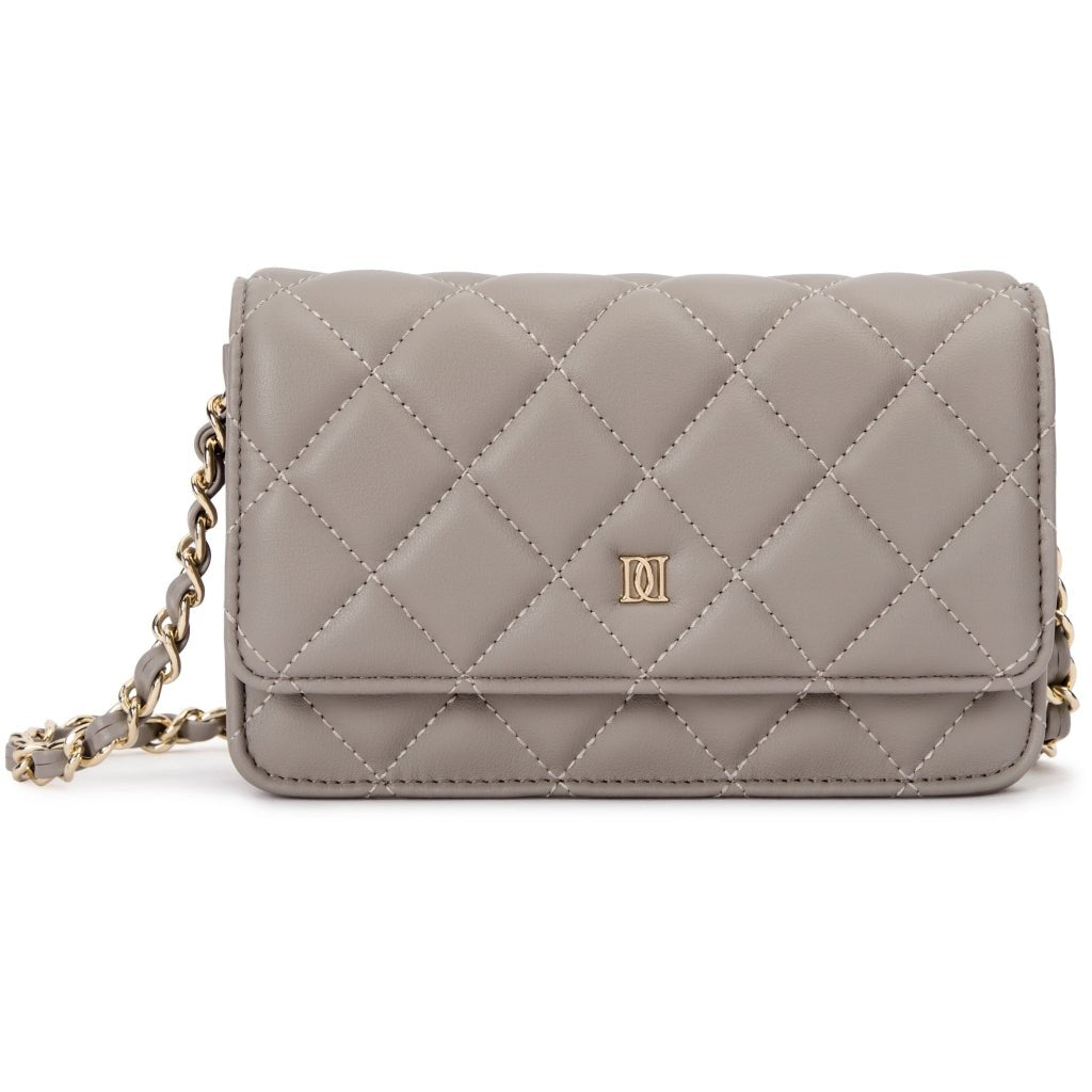 Leather Quilted Mini Bag Taupe - DARK Department - My Milou