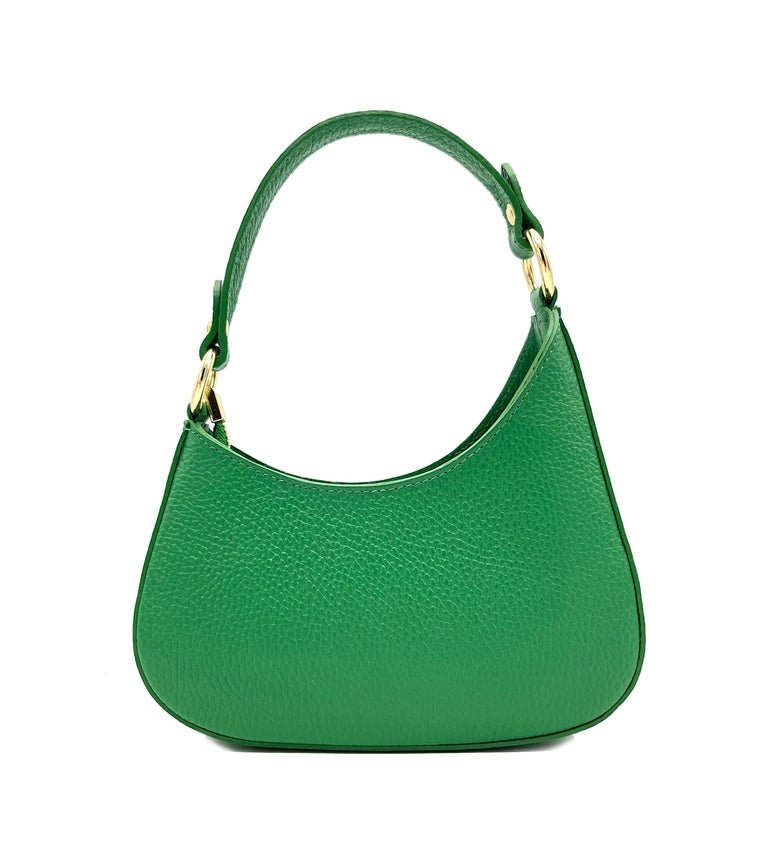 Leather Shoulder Bag Mini Green - My Milou - My Milou