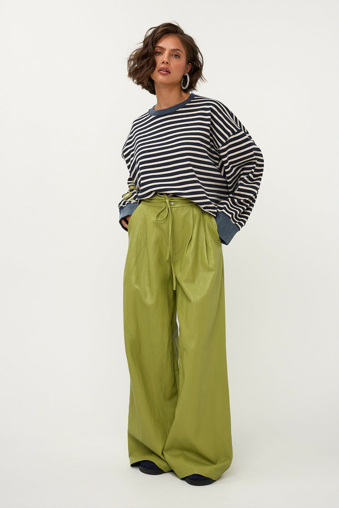 Leni Housut Green - AMAYA AMSTERDAM - My Milou