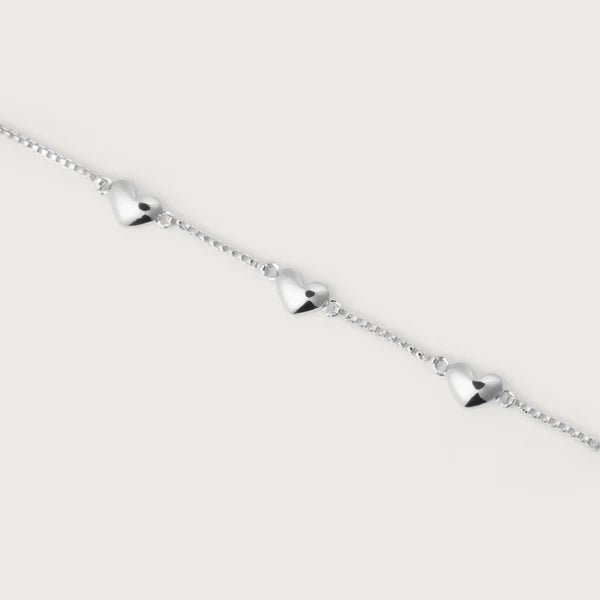 Little Hearts Rannekoru Silver - Sparv - My Milou