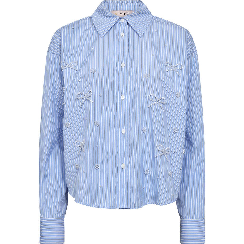 Lucie Pusero Light Blue/White Stripe - A-VIEW - My Milou