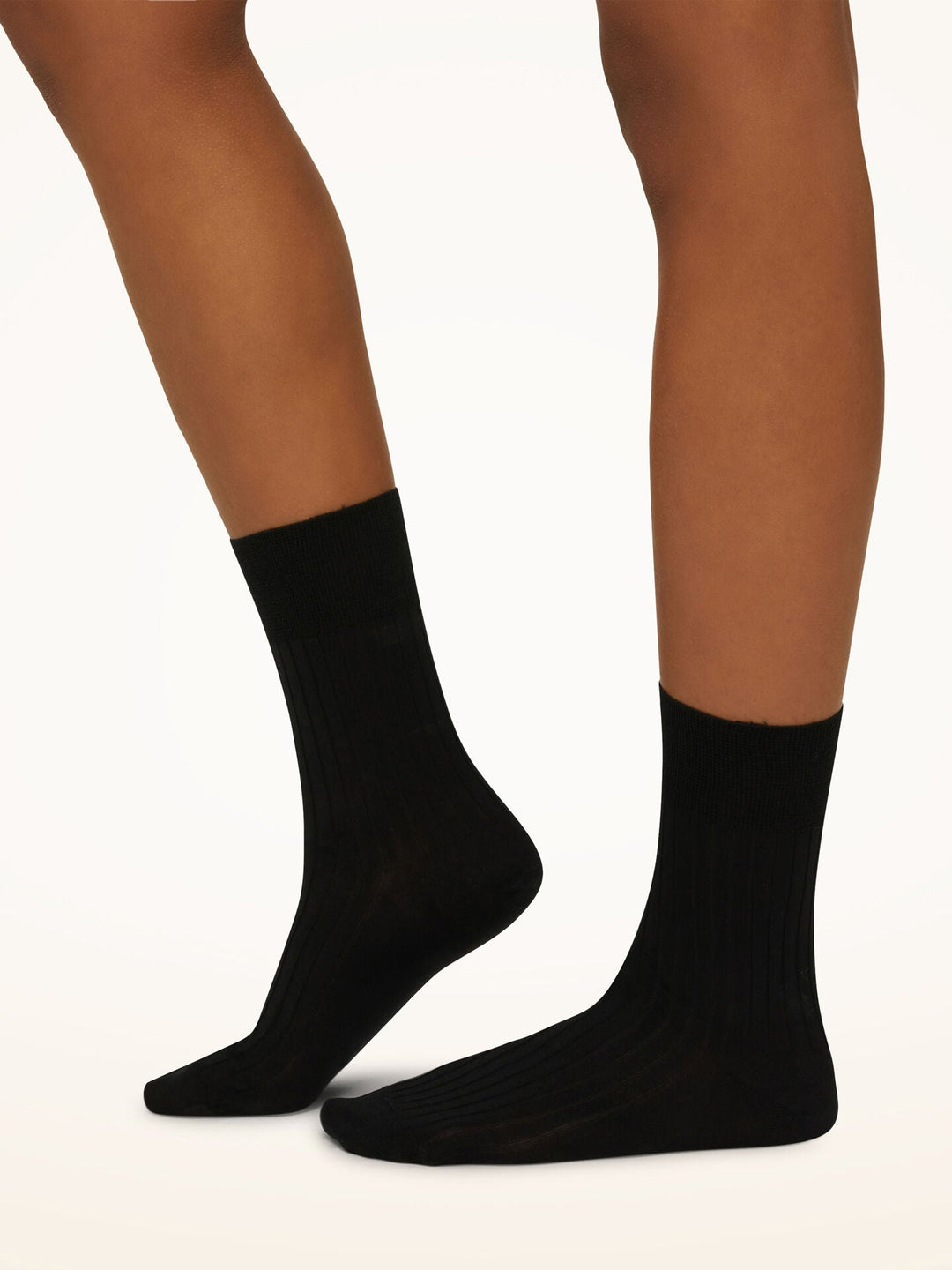 Luxury Cotton Rib Sukat Black - Wolford - My Milou