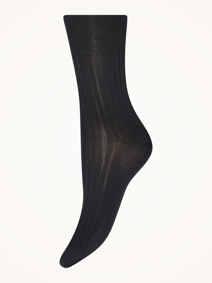 Luxury Cotton Rib Sukat Black - Wolford - My Milou