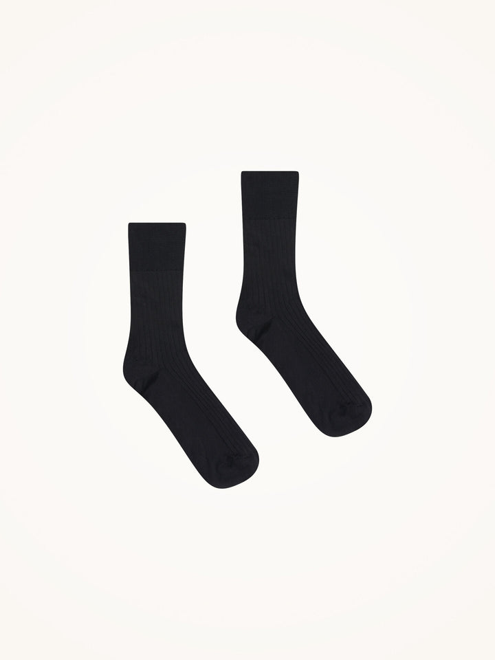 Luxury Cotton Rib Sukat Black - Wolford - My Milou