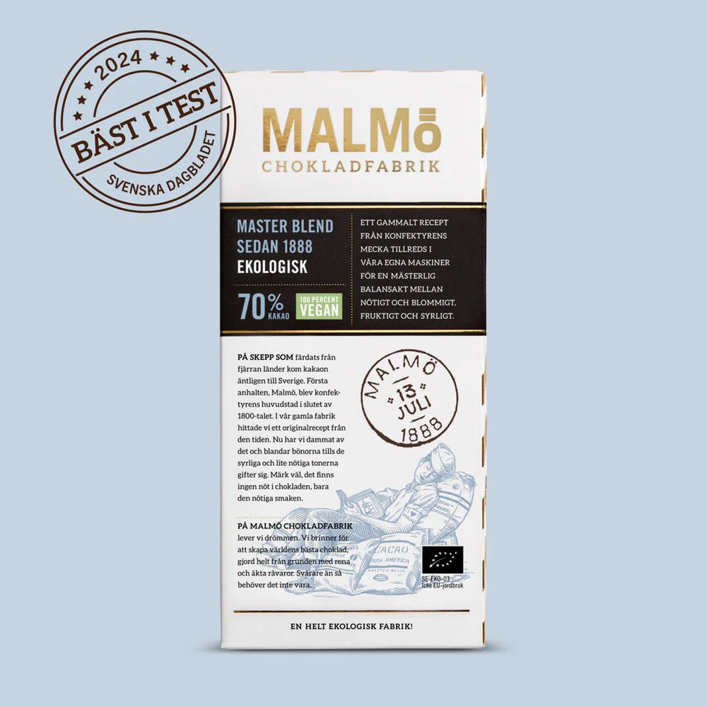 Master Blend 70% - Malmö Chokladfabrik - My Milou