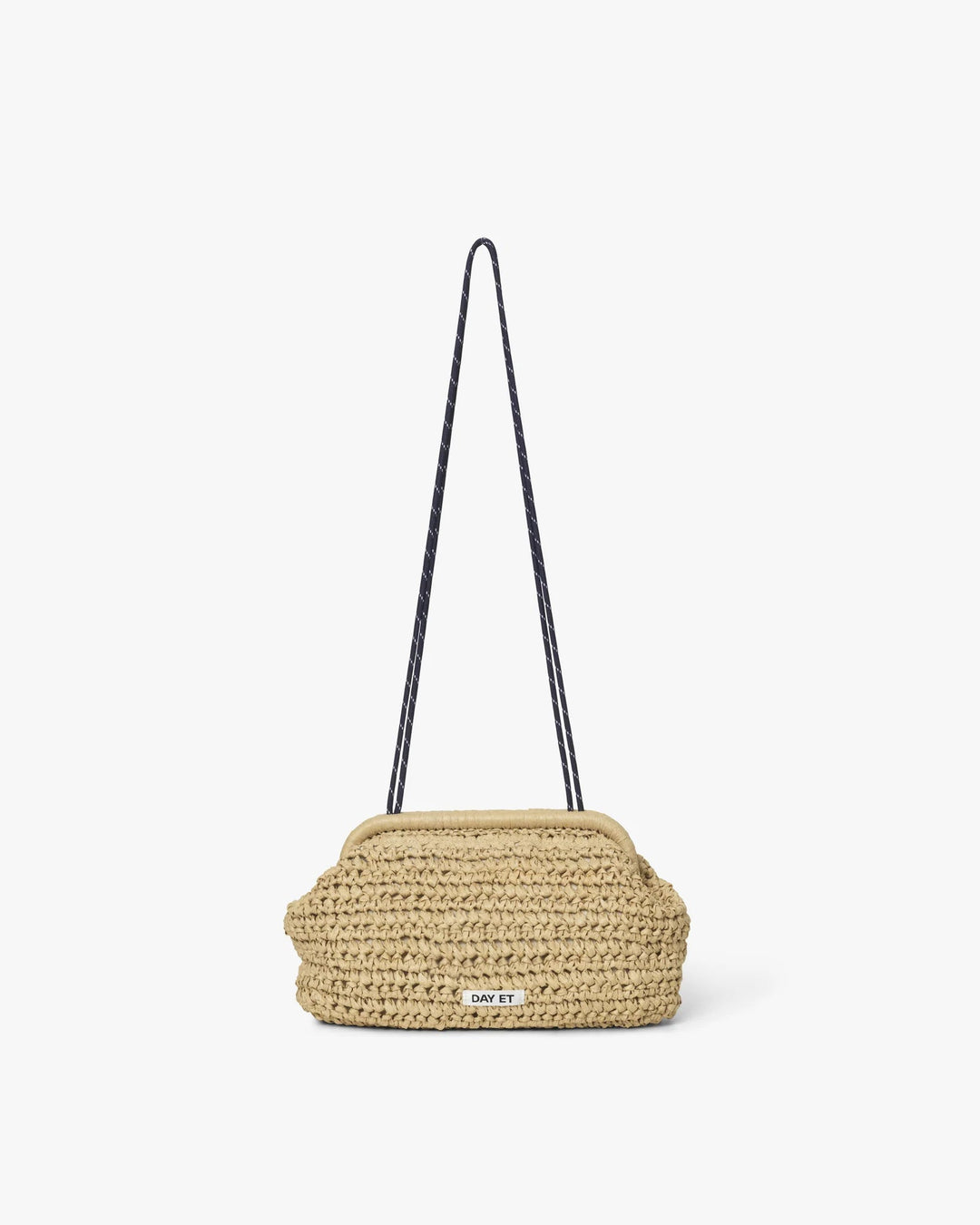 Medium Paper Crochet Clutch Coriander Beige - DAY ET - My Milou